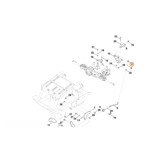 STIHL  panewka kulista B13 9666 003 7023